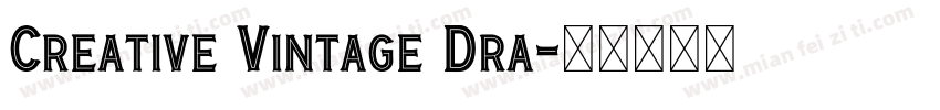Creative Vintage Dra字体转换